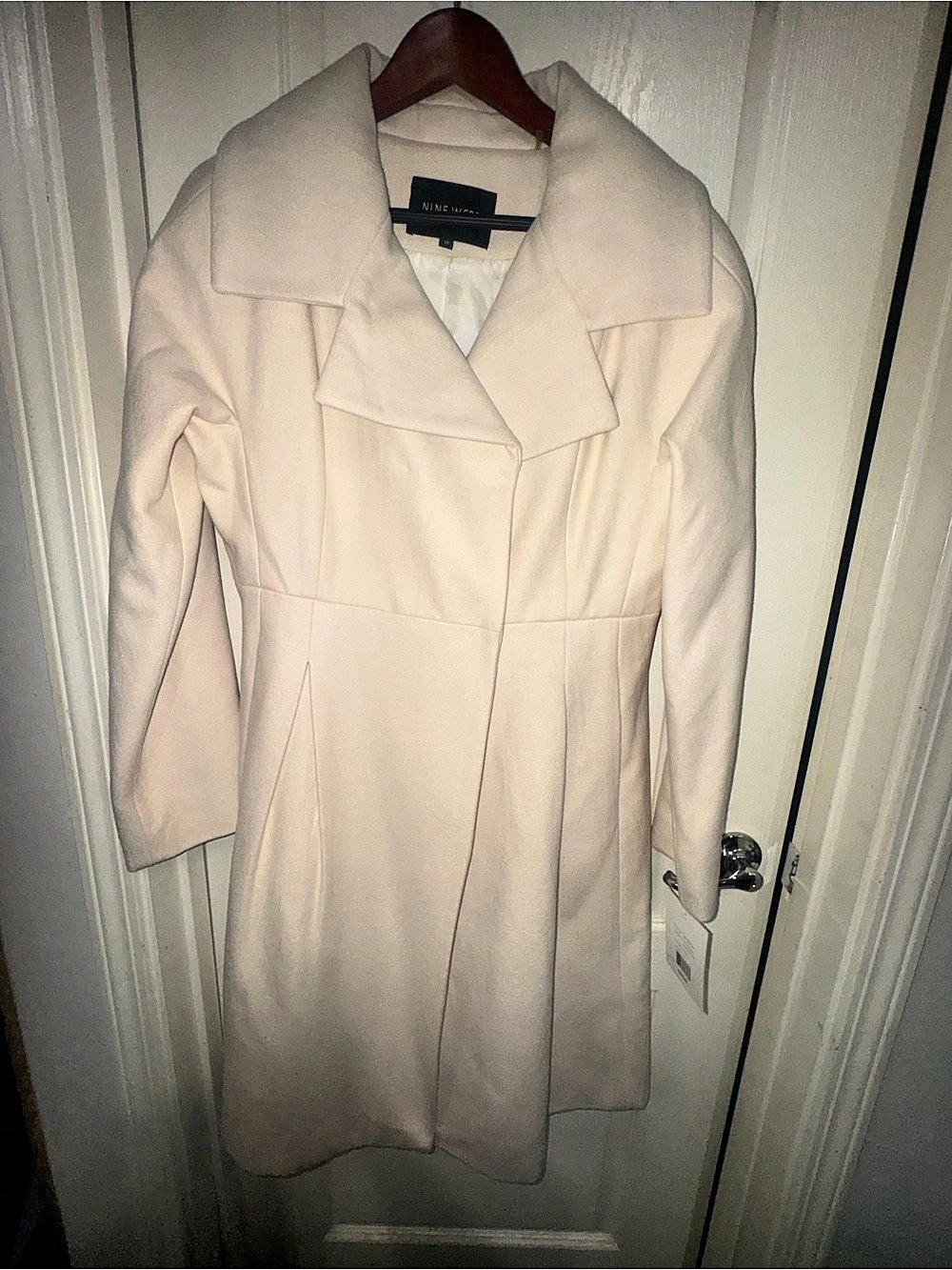 Nine West Women's Wool Blend Trench Coat Size 12 New with tags